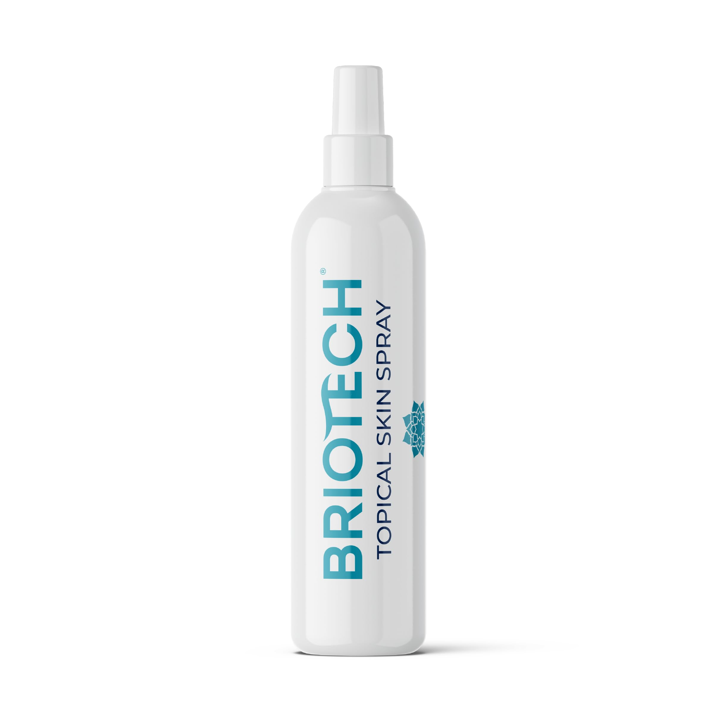 BRIOTECH Topical Skin Spray, Pure Hypochlorous Acid Spray, Face & Body HOCl Mist, Support Irritations, Soothe Redness, Eyelid Eyelash Bumps, Dry Skin & Scalp, Athletic Itch, Toenail Cleanser