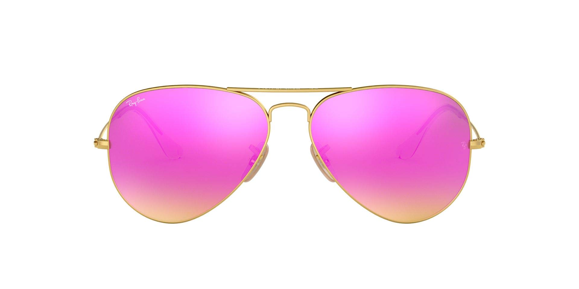 Mua Ray-Ban RB3025 Aviator Large Metal Mirrored Unisex Sunglasses (Matte  Gold Frame/Pink Mirror Lens 112/4T, 58) trên Amazon Mỹ chính hãng 2023 |  Giaonhan247