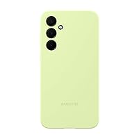 SAMSUNG Galaxy A35 5G Silicone Phone Case, Protective Cover with Color Variety, Smooth Grip, Soft and Sleek Design, Snug Fit, US Version, EF-PA356TMEGUS, Lime