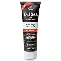 Dr Hess Men's Moisturizer, All Natural Tough Skin Cream with Lanolin, Beeswax, Licorice Root & Chamomile, Hand & Body Lotion to Care for Dry, Damaged Skin, Paraben, Sulfate, BPA & Phthalate Free, 4oz