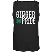 Old Glory St Patrick's Day Ginger Pride Mens Tank Top Black 2XL