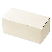 Heads MOW-GSW Plain Gift Box, Wide, S, Off White, 20 Pieces, Box