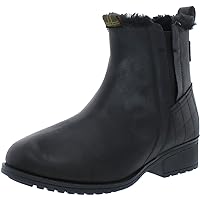 Barbour Womens PRIMROSE Leather Faux Fur Lining Ankle Boots