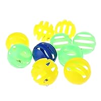 10x Colorful for Toys Handmade for Slotted Toys Ball for Indoor Cats Interactive Toys for Cats Kitten TRAI Pet Supplies for Puppys Clothes