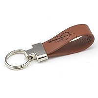 Personalized Violin Keychain - Custom Musical Instrument Keychain - Leather Gift Violinist - Gift Musician - Keyring Music Lover - Music Student Gift