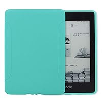 10th Generation - 2018 Release Kindle Paperwhite Cover - Slim Fit TPU Gel Protective Case Cover for 6” Kindle Paperwhite (Light Green)