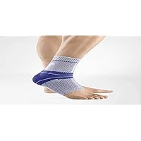 Bauerfeind - MalleoTrain - Ankle Support Brace - Helps Stabilize the Ankle Muscles and Joints For Injury Healing and Pain Relief - Right Foot - Size 1 - Color Titanium