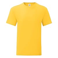 Fruit of the Loom Mens Iconic T-Shirt (XXL) (Sunflower Yellow)