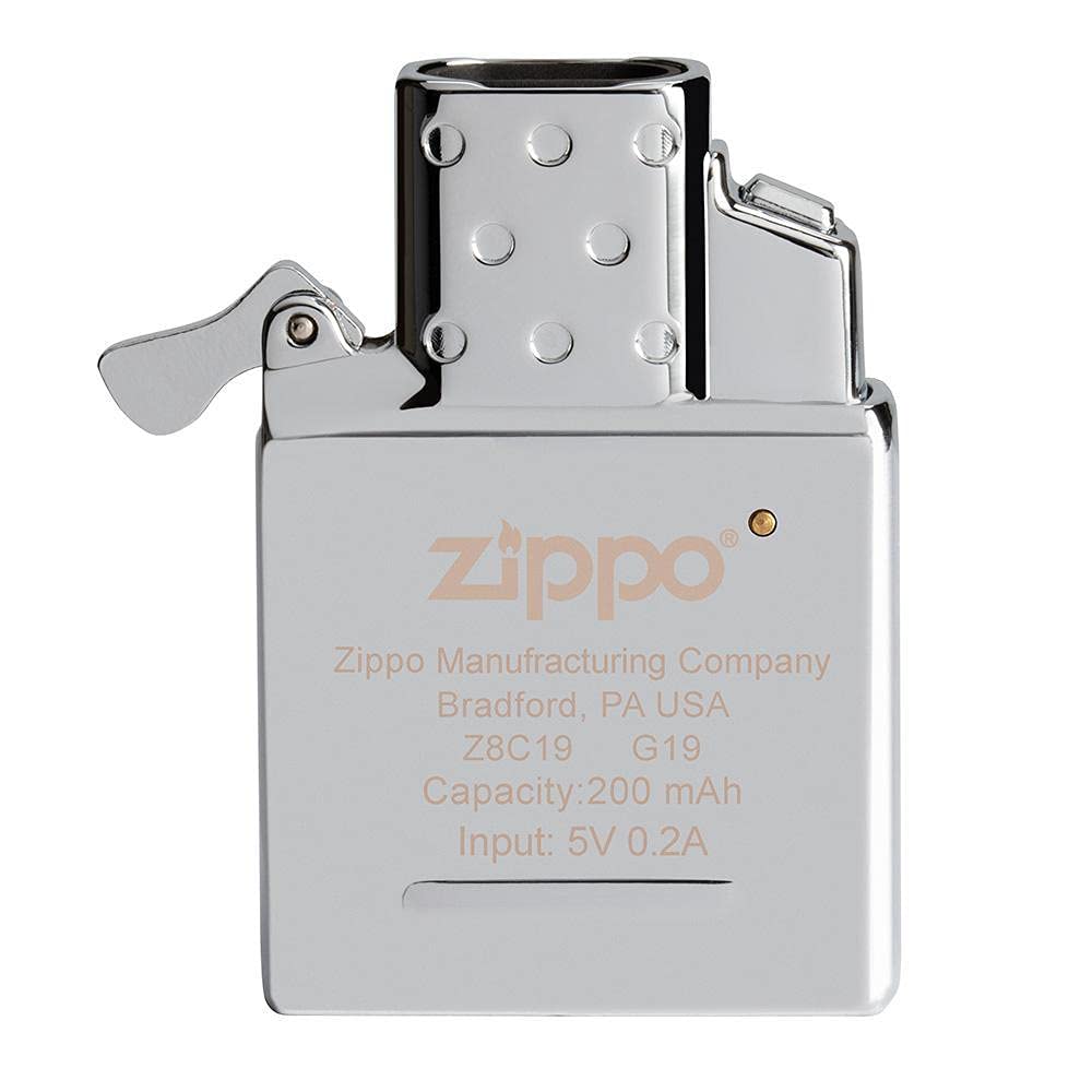 ZIPPO 65828 Arc Lighter Inside Unit, Double Beam, USB Rechargeable, Silver