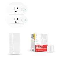 Sengled Smart Plugs 2PK Bundle with Smart Sensor for Window and Door 4PK Bundle with Smart Home Hub 1PK