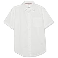 French Toast Little Boys' Toddler S/S Button-Down Shirt (Sizes 2T - 4T) - White