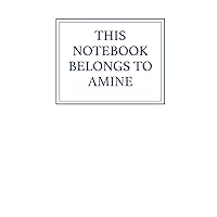 This Notebook Belongs to Amine