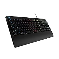 Logicool G Logitech G Gaming Keyboard, Wired G213r Palmrest, Japanese Arrangement, Unique Mech-Dome Switch, Keyboard, Silent, LIGHTSYNC, RGB, Domestic Authentic Product [Final Fantasy XIV Recommended