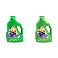 Gain + Odor Defense Liquid Laundry Detergent, Super Fresh Blast Scent, 88 Oz, 61 Loads, HE Compatible (Pack of 2)