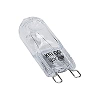 Whirlpool W10709921 Genuine OEM Halogen Light Bulb For Microwaves – Replaces W10208564, 4248255, PS11722423, W10112515, W10892536, W11414610