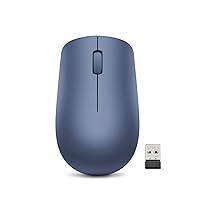 530 Wireless Mouse with Battery, 2.4GHz Nano USB, 1200 DPI Optical Sensor, Ergonomic for Left or Right Hand, Lightweight, GY50Z18986, Abyss Blue