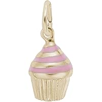 Rembrandt Cupcake w/Pink Enamel Icing Charm