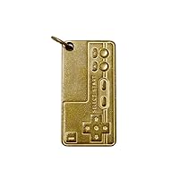 Creative Gift Pure Brass Keychain Retro Childhood Memories Game Console Pendant Car Bag Hanging Accessories