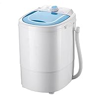 Compact Portable Mini Semi-Automatic Washing Machine, with Timing Function Blu-Ray 4.5 Kg Washing Capacity Suitable for Dormitory Apartment Caravan Trip