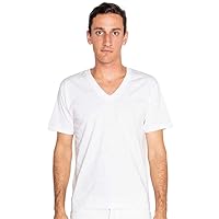 USA-Made Fine Jersey V-Neck T-Shirt - 24056
