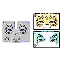 Face Painting Stencil - StencilEyes Kool Kat - Tiger/Cat
