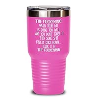 The Fuckening Sarcastic Tumbler for Friends Coworker Funny Adult Humor Profanity Inappropriate Birthday Christmas Ideas 20 or 30oz Hot Cold Cup Coffee