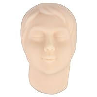 Injection Training Mannequin Face Model, Facial Injection Head Model for Micro-Plastic Teaching, Esthetician Teaching, Injection Training to Medical Student Doctor(Woman)