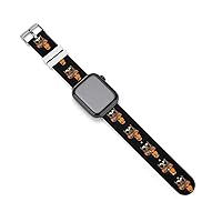 Owl Skater Silicone Strap Sports Watch Bands Soft Watch Replacement Strap for Women Men