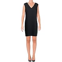 Ralph Lauren Womens Satin A-Line Shift Dress