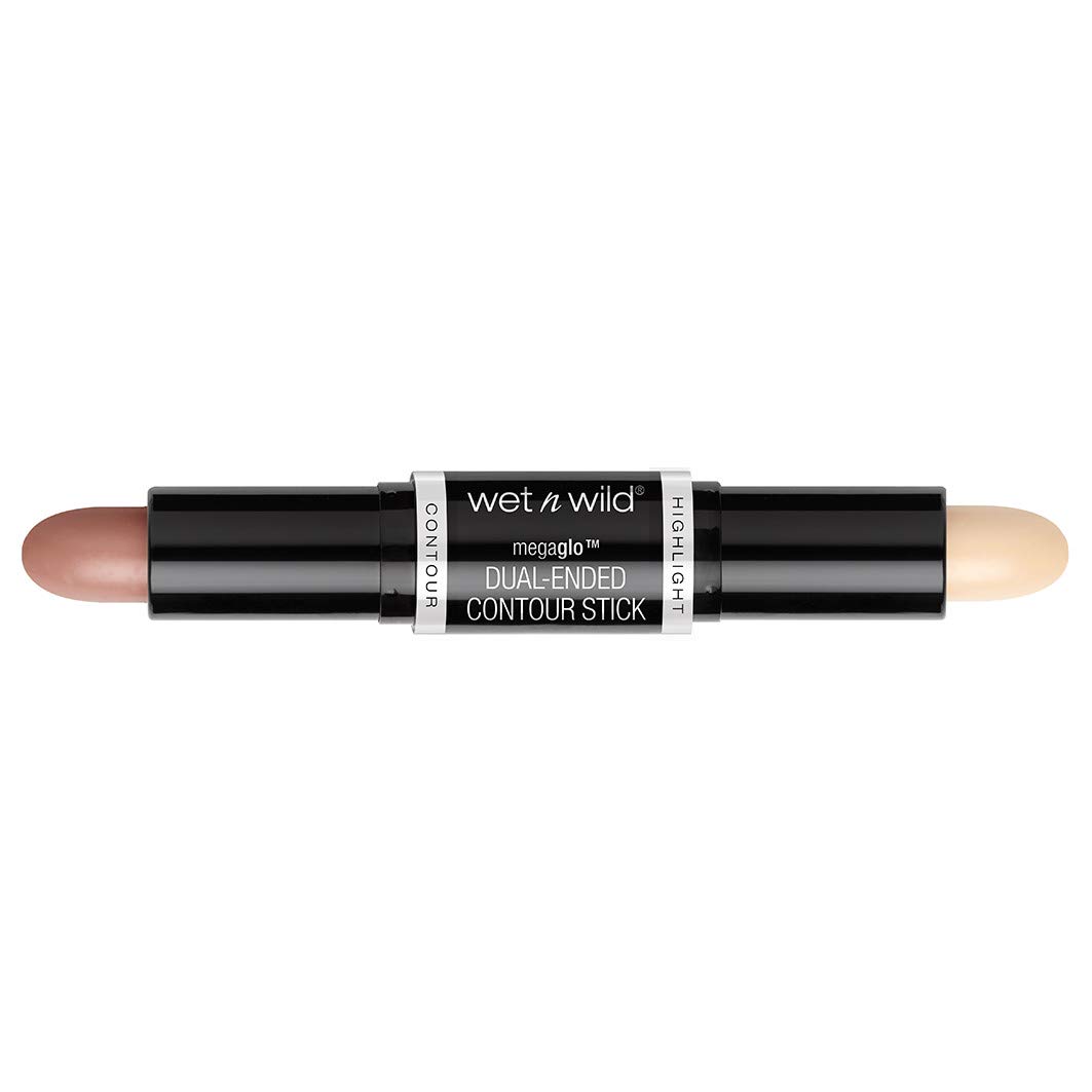 wet n wild MegaGlo Dual-Ended Contour Stick, Light Medium, Cruelty-Free