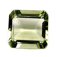 Genuine Green Amethyst 10x10 mm Faceted Loose Gemstone Square Shape Astrology Stone At Wholesale Price