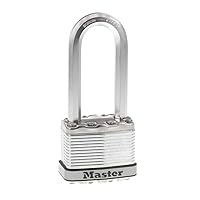 Master Lock M5XDLJ Magnum Heavy Duty Padlock with Key, 1 Pack