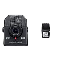 Zoom Q2n-4K Handy Video Recorder, Wide Angle Lens & Zoom H2n Stereo/Surround-Sound Portable Recorder, 5 Built-in Microphones, X/Y, Mid-Side, Surround Sound, Ambisonics Mode, Records to SD Card