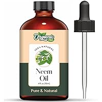 Neem (Azadirachta Indica) Oil | Pure & Natural Carrier Oil for Skin care & Hair care - 118ml/3.99fl oz