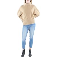 Lauren Ralph Lauren Womens Alkione Cashmere Knit Turtleneck Sweater Tan XL