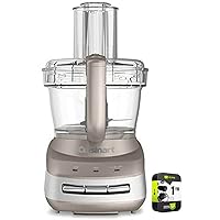 Cuisinart FP-130SS Core Custom 13-Cup Multifunctional Food Processor Silver Sand Bundle with 1 YR CPS Enhanced Protection Pack