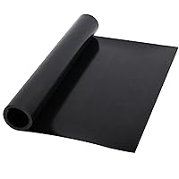Neoprene Rubber Sheet - 1/16 Inch Thick x 12 Inch Wide x 2 Feet Long Neoprene Rubber Strips Rolls for DIY Gaskets, Pads, Seals, Crafts, Flooring, Cushioning of Anti-Vibration, Anti-Slip