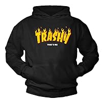 MAKAYA Hooded Sweatshirt for Men - Thrasy Trasher Thats Me - Cool Hoodie Pullover