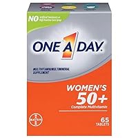 ONE A DAY Women’s 50+ Healthy Advantage Multivitamins, Supplement with Vitamins A, C, E, B1, B2, B6, B12, D and Calcium, Tablet, 65 Count
