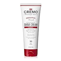 Cremo Barber Grade Original Shave Cream, Astonishingly Superior Ultra-Slick Shaving Cream for Men, Fights Nicks, Cuts and Razor Burn, 6 Fl Oz