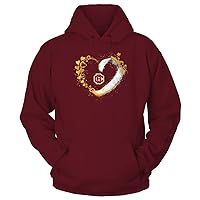 FanPrint Bethune-Cookman Wildcats - Beautiful Heart - Color Drop - University Team Logo T-Shirt