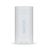 Native Deodorant Contains Naturally Derived Ingredients, 72 Hour Odor Control | Deodorant for Women and Men, Aluminum Free with Baking Soda, Coconut Oil and Shea Butter | Powder & Cotton