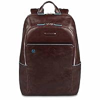 Piquadro Computer Backpack with Padded Ipad/Ipadmini Compartment, Mahogany, One Size
