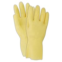 MAGID Comfort Flex R732 Latex Glove, Rolled Cuff, 12