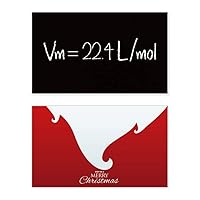 Chemistry Kowledge Molar Volume Of Gas Holiday Holiday Merry Christmas Congrats Card Xmas Letter Message