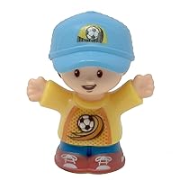 Replacement Part for Fisher-Price Little People Swing & Share Treehouse Playset - DYF19 ~ Replacement Little Boy Figure Jack ~ Shirt with Soccer Ball ~ Blue Hat