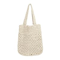 Rattan Shoulder Bag Stylish Woven Straw Tote Bag Lightweight & Breathable Summer Sling Bag for Casual Outings for Girls