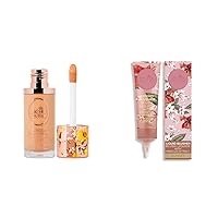 Rachel Couture Liquid Foundation & Blush Bundle | Vegan & Cruelty-Free | Infused with Arnica & Hibiscus Extract – Cashew & Sunset