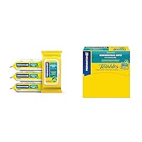 Preparation H Hemorrhoid Flushable Wipes with Witch Hazel for Skin Irritation Relief - 48 Count (Pack of 4) & Totables Hemorrhoid Flushable Wipes with Witch Hazel for Skin Irritation Relief - 50 Count