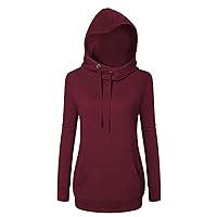 Bulotus Womens Half Zip Sweatshirts Cropped Hoodies Womens Fleece Hoodies Pullover Oversized Fall Winter Outfits with Pockets